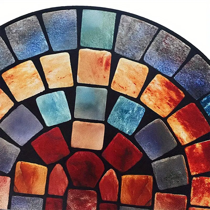 Textured Aurora Stone Tile Doormat. A hard-wearing welcome mat providing floor protection for any home.