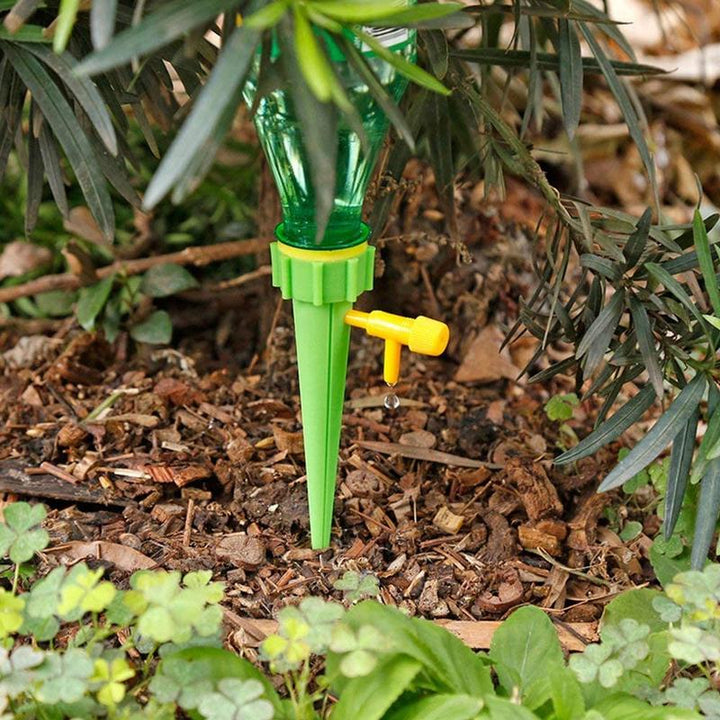 Box of automatic plant watering spikes, convenient solution for plant care & drip irrigation