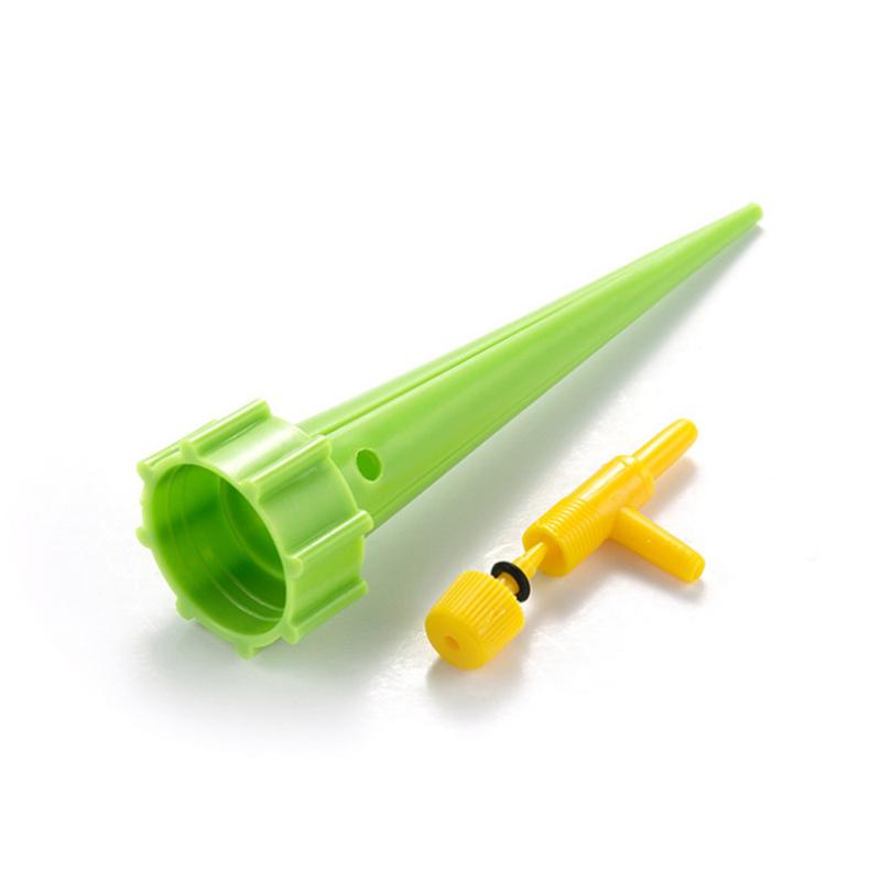 Set of automatic plant watering spikes, ready for use in garden or indoor potted plants