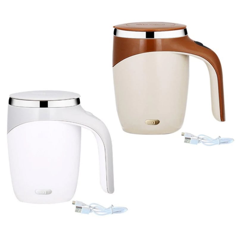 Automatic self-stirring coffee mug, a great drinkware item for modern kitchens.