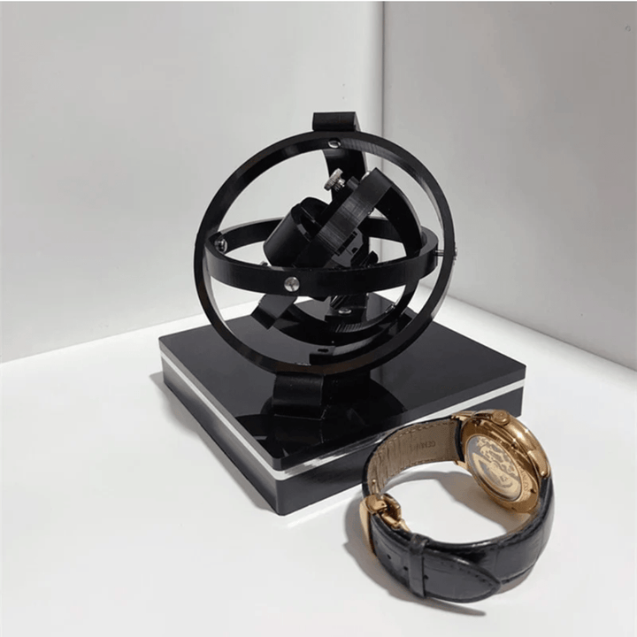 Premium silent automatic watch winder for secure storage & optimal winding of valuable automatic collector's watches.