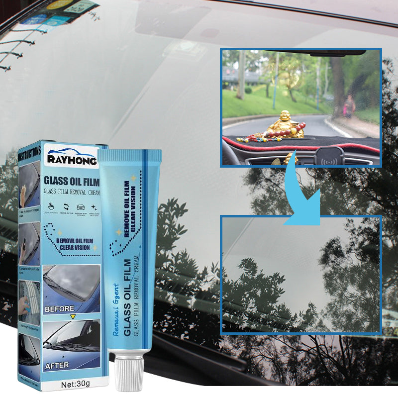 Effective car glass oil film remover, a key component for thorough auto detailing and windshield maintenance