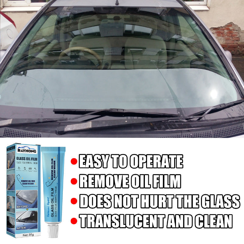 Glass oil film remover for cars, a powerful solution in auto detailing for crystal clear windshields