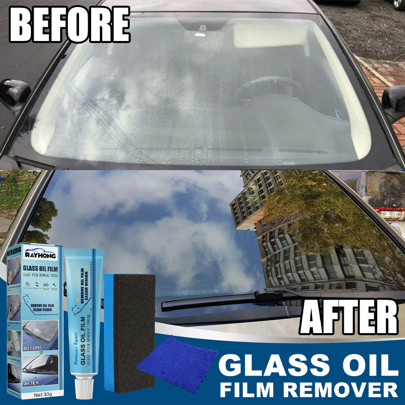 Car care kit essential: Automotive Glass Oil Film Cleaner for spot-free, pristine vehicle windows