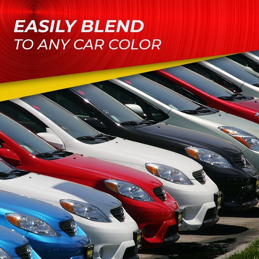 Scratch remover nano spray providing paint protection and a glossy finish