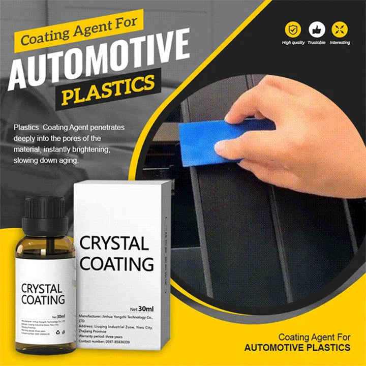 Automotive Plastic Restorer & Protectant Coating for car trim, 12oz bottle
