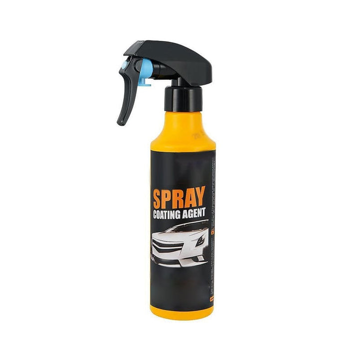 Label detailing features of Automotive Shine & Protection Spray: hydrophobic, paint protection, ceramic