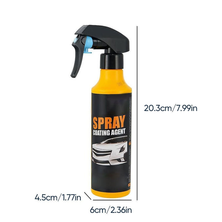 Collection of car care products including Automotive Shine & Protection Spray, for comprehensive detailing