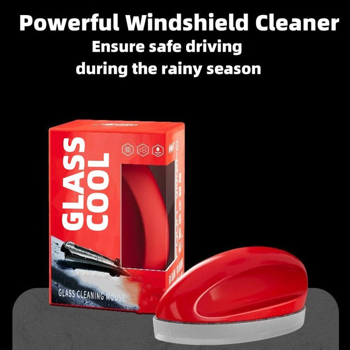 Vehicle safety product: automotive windshield cleaner and oil film remover for detailing cars.