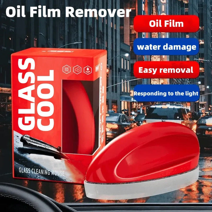 Auto glass cleaner effectively removes oil film, enhancing visibility for safe driving.