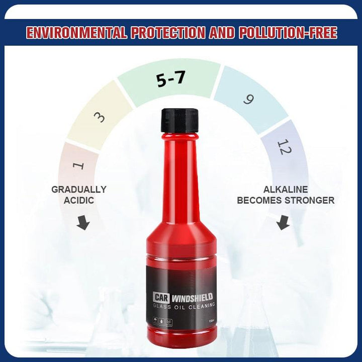 Glass cleaner for car windshields, enhancing clear vision and auto detailing results