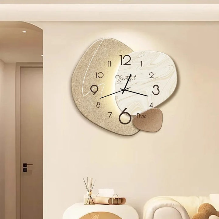 Luxury LED Wall Clock for Modern Interiors