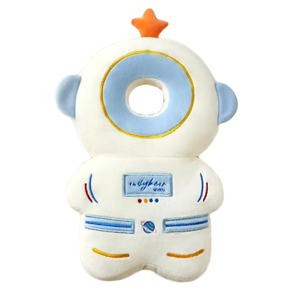 Essential baby head and neck protector. Soft infant fall protection cushion for active toddlers.