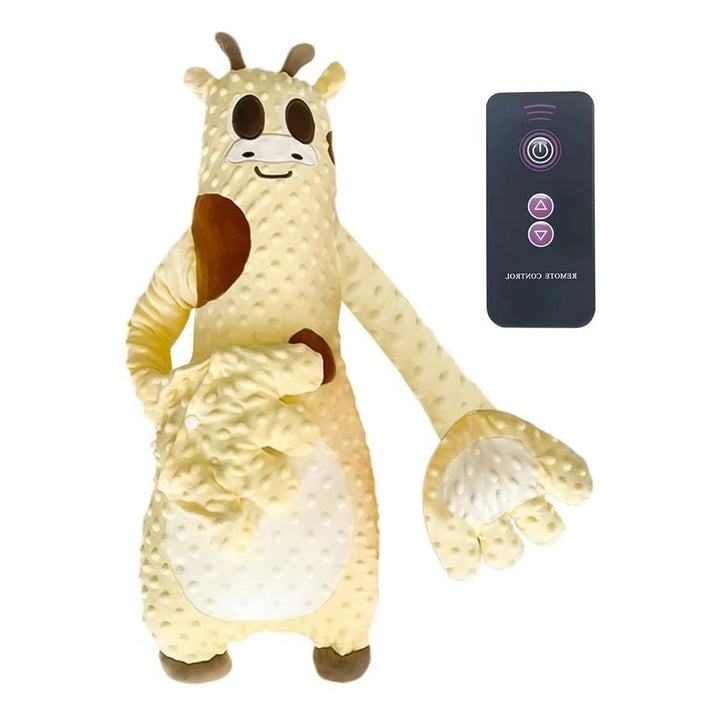 Baby motorized sleep aid with rhythmic tapping & adjustable patter for infant comfort & secure sleep.