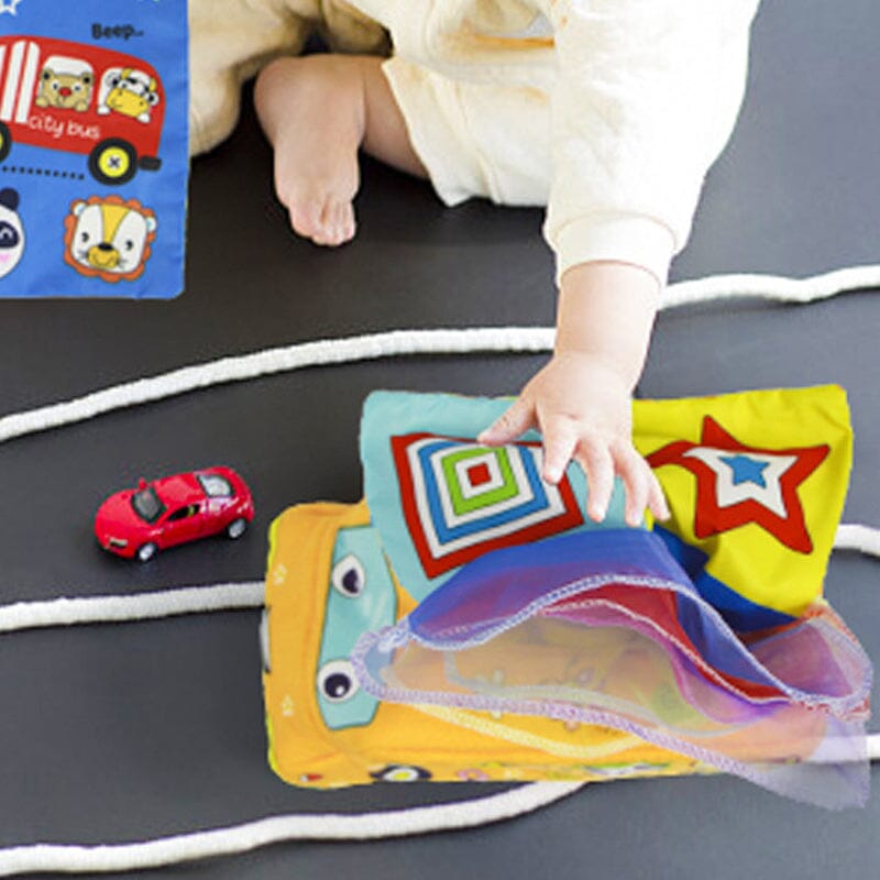 Early learning toy: Baby Magic Tissue Box, fostering sensory development and curiosity in infants.
