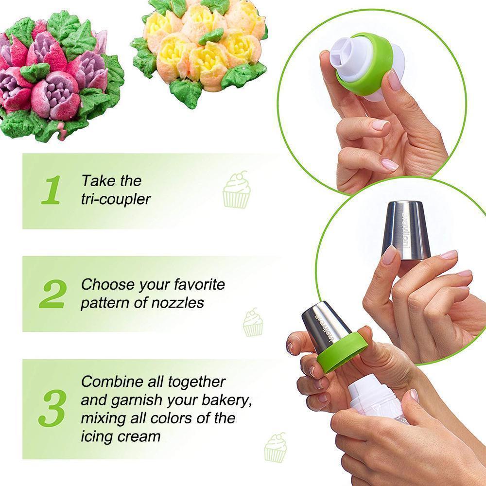 Baking tools: pastry decorating nozzle set for creating beautiful cake art