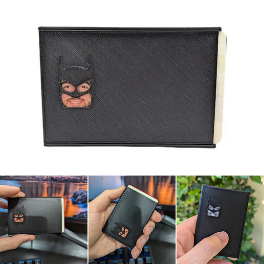 ID cover with a dynamic superhero action pose, a vibrant card protector ideal for comic enthusiasts.