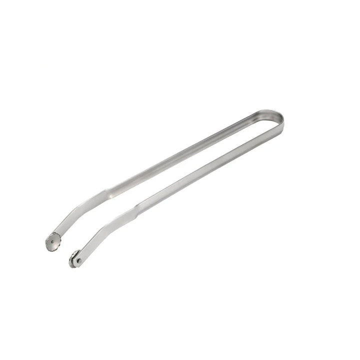 High-quality stainless steel sausage tongs, built for outdoor BBQ and flipping
