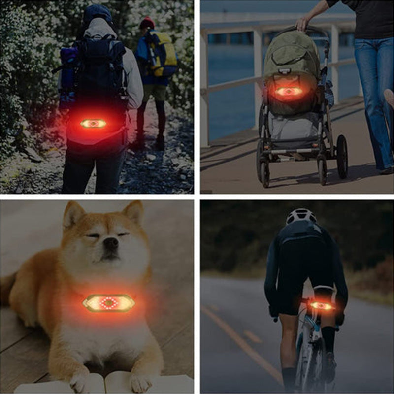 Rechargeable bicycle tail light w/ remote control horn, multi-mode for superior cycling safety