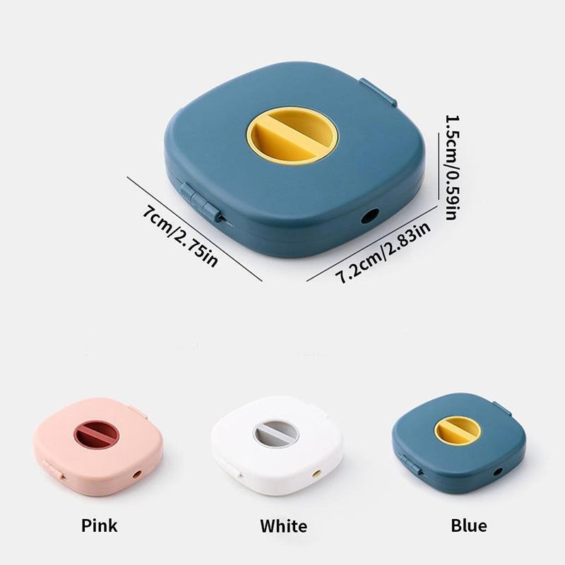 Detailed shot of the cable management feature on the back of the universal winder, storing charger cords.