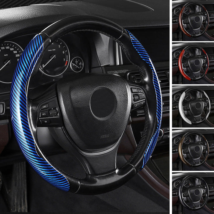 Carbon Fiber Steering Wheel Cover for Cars