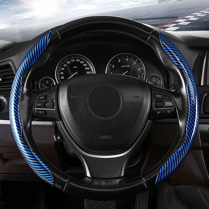 Carbon Fiber Steering Wheel Cover for Cars