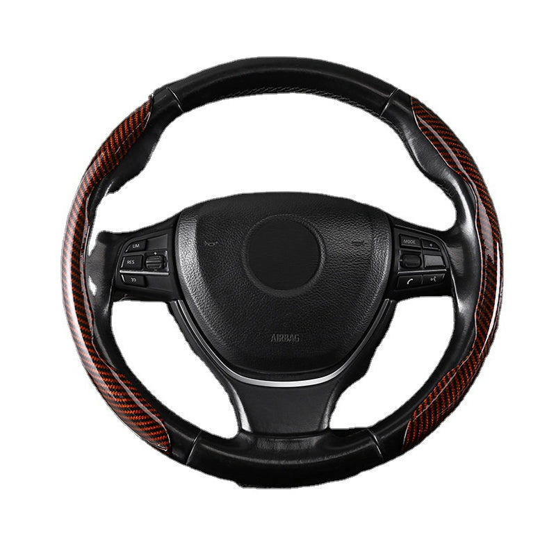 Carbon Fiber Steering Wheel Cover for Cars
