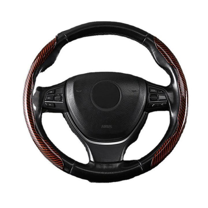 Carbon Fiber Steering Wheel Cover for Cars