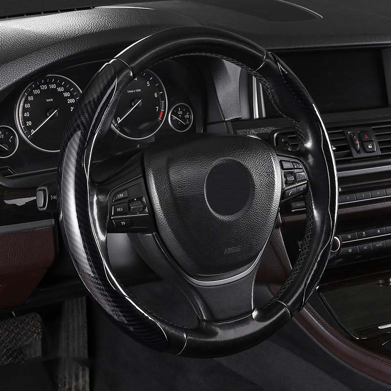 Carbon Fiber Steering Wheel Cover for Cars