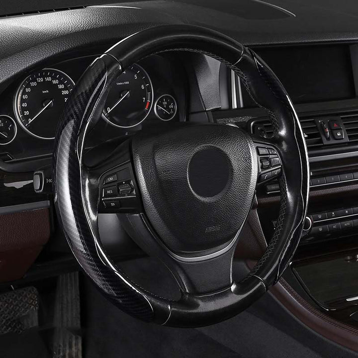 Carbon Fiber Steering Wheel Cover for Cars