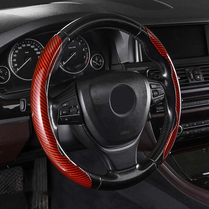Carbon Fiber Steering Wheel Cover for Cars
