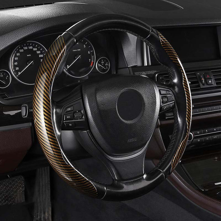 Carbon Fiber Steering Wheel Cover for Cars