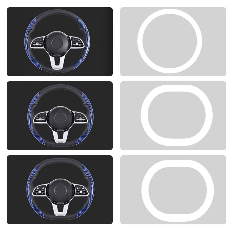 Carbon Fiber Steering Wheel Cover for Cars
