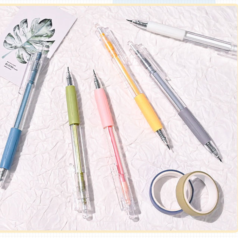 Assorted cartoon animal utility knives & glue pens, ideal for students' scrapbooking projects