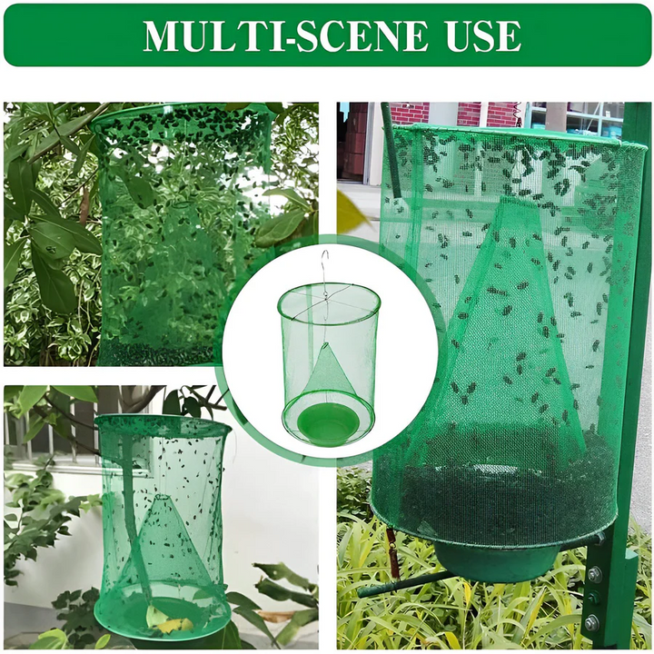 Eco-friendly outdoor stable fly trap designed for chemical-free insect control, perfect for your garden and patio.