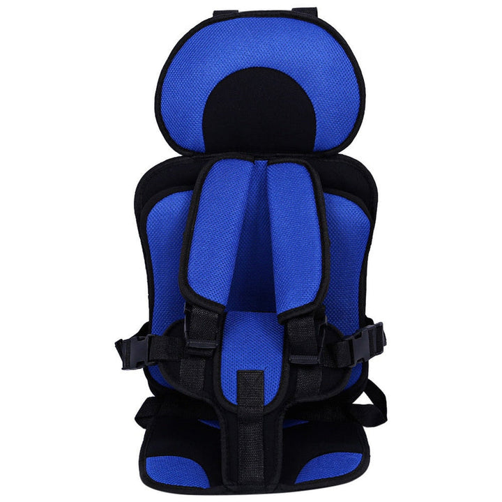 Secure toddler car seat booster with adjustable safety harness for child safety and comfort.