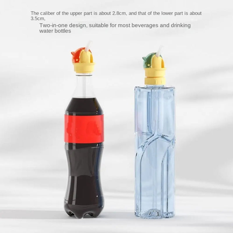 Baby products accessory: straw lid for water bottle, designed for small hands and easy grip.