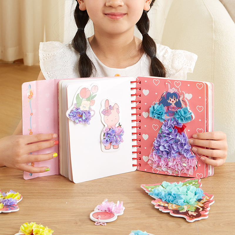 Stack of Children's Unlimited Princess Dress-Up Activity Books, perfect toys for creative play