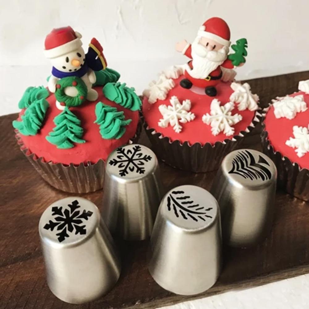 Kitchen baking decorating nozzles kit, perfect for holiday treats