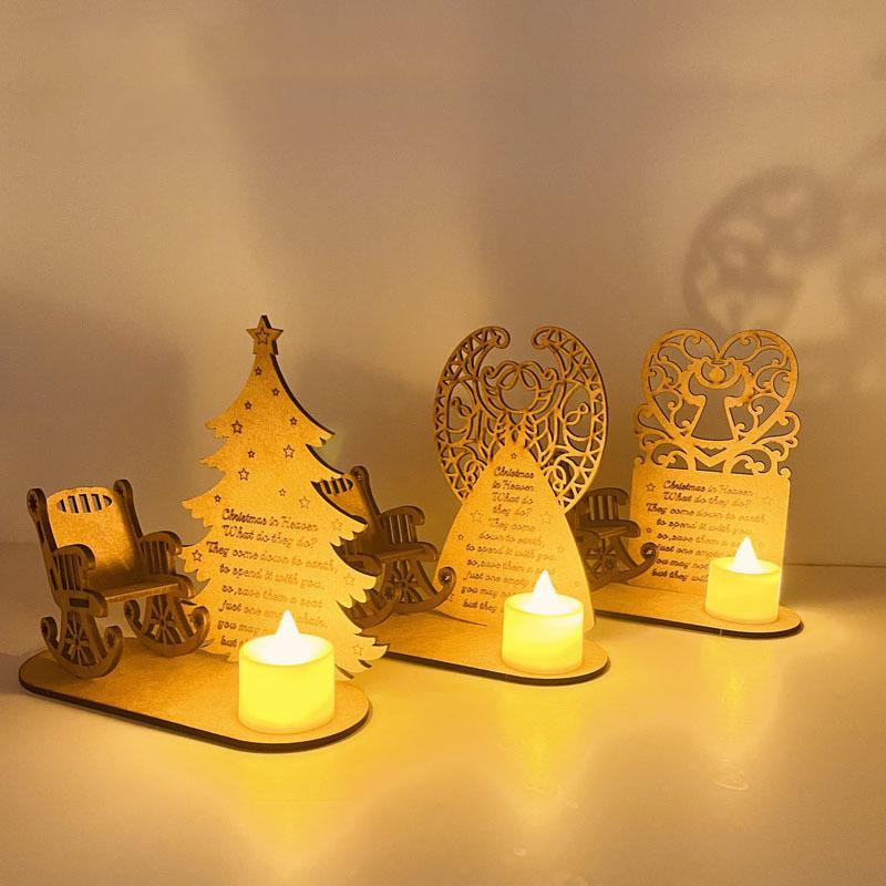 Memorial Christmas ornament, elegant white design with space for a tea light, a keepsake for loved ones.