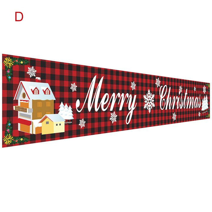 Waterproof and festive Christmas outdoor banner flag decor, featuring a classic gingerbread man design