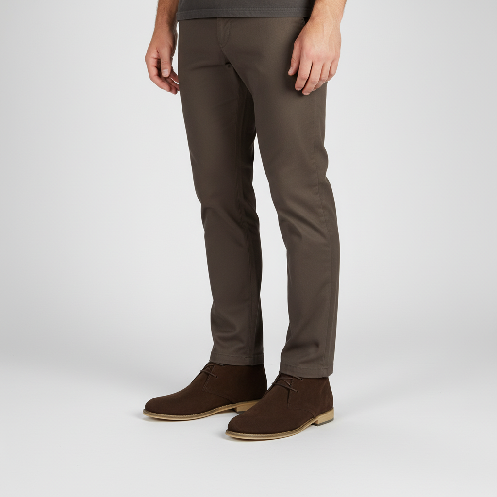 Slip-resistant men's dress shoes, black, timeless style. Comfortable for office wear & formal occasions.