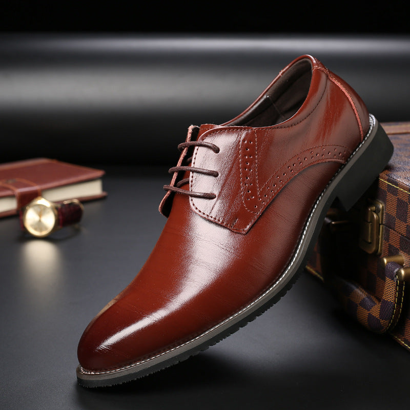 Comfortable & lightweight yellow men's Derby shoes. Modern smart casual dress footwear for any occasion.