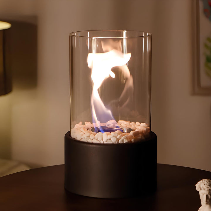 Vintage-style Lumora oil lamp, ideal table lamp for cozy indoor ambiance & home decor.