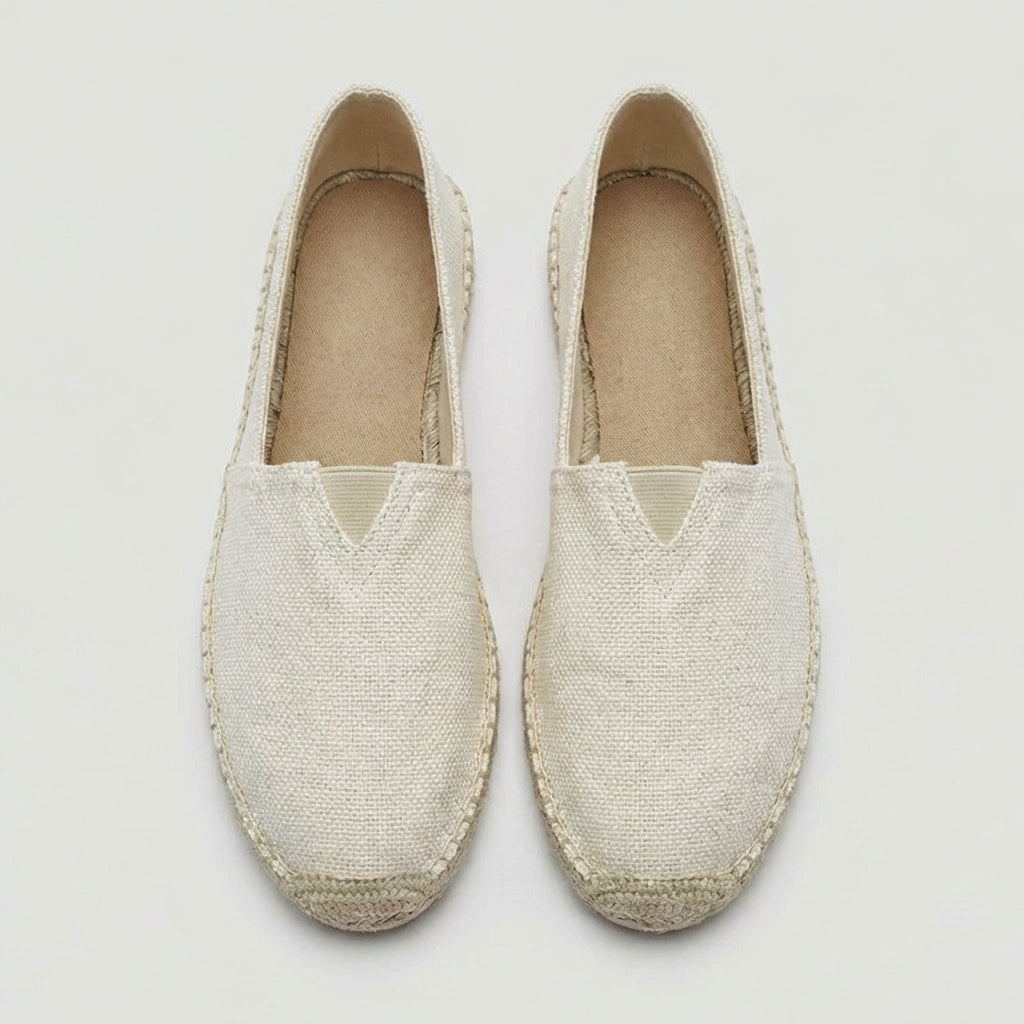 Summer footwear for men: classic slip-on espadrilles, stylish & breathable.