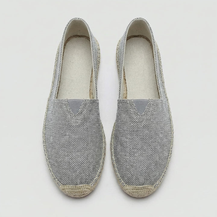 Men's comfort loafers: classic slip-on espadrilles, perfect for resort or travel.