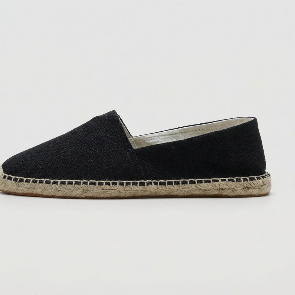 Men's classic espadrilles: easy slip-on casual shoes, great for warm weather.
