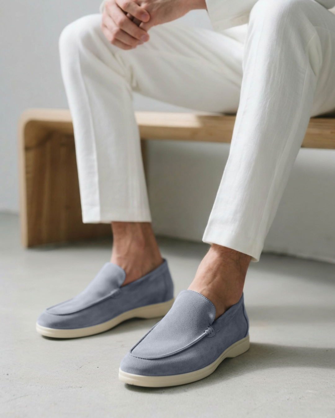 Men's black classic slip-on loafers. Enhanced comfort insole. Formal & casual versatile shoes.