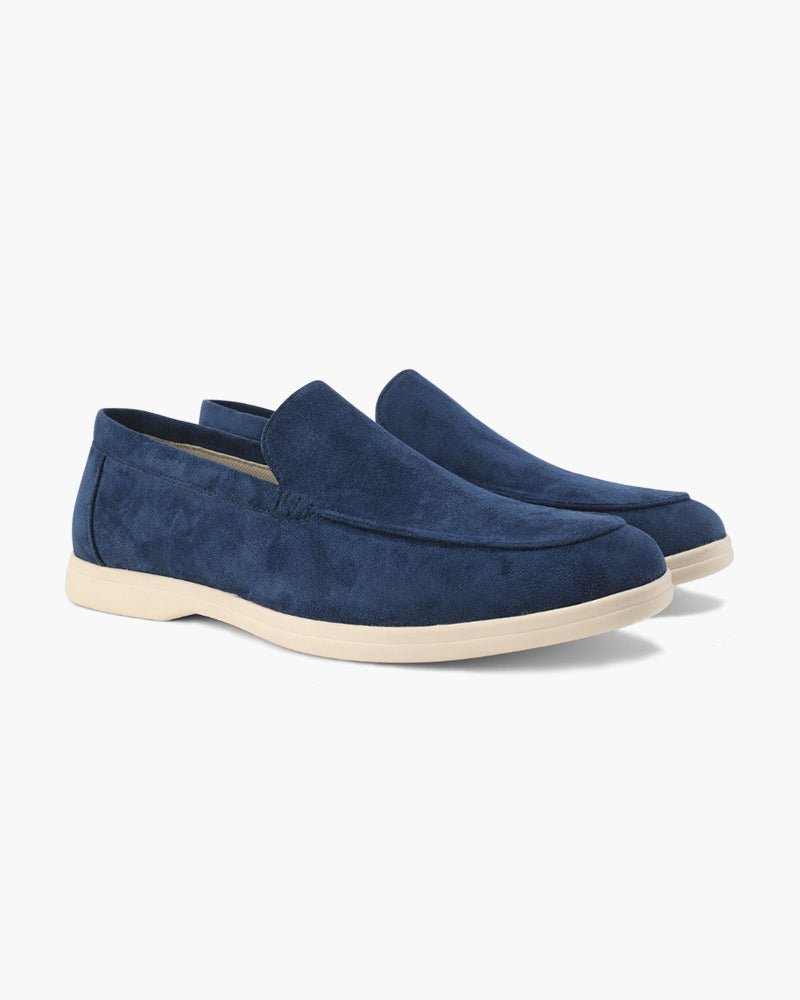 Elevate your style with men's classic slip-on loafers. Enhanced comfort insole, versatile.