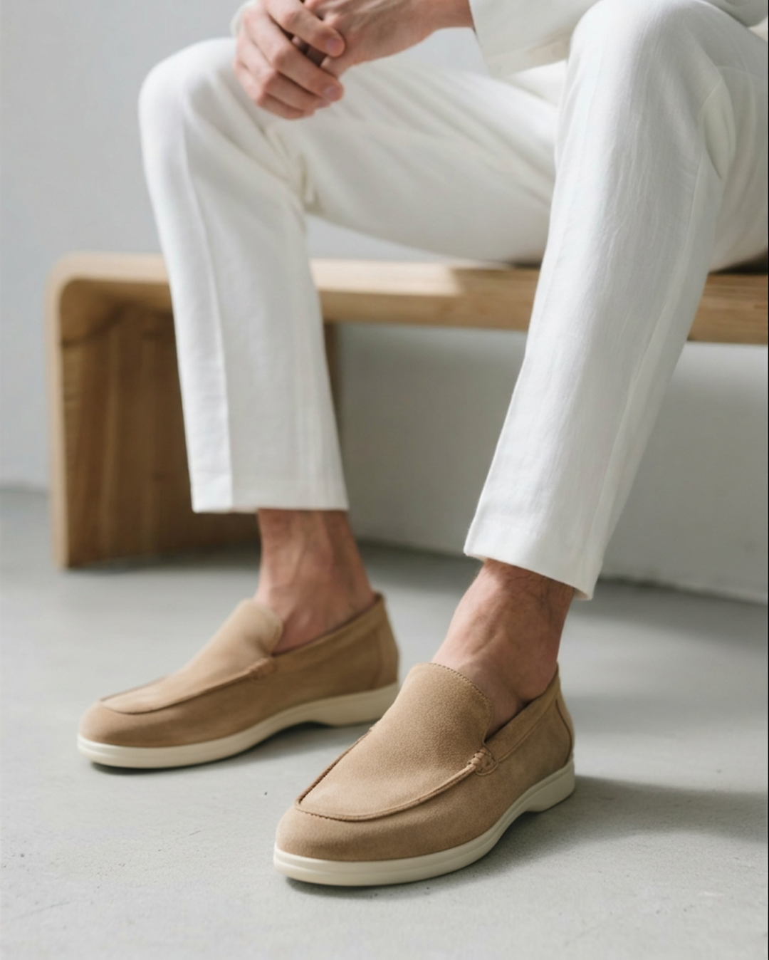 Men's modern classic slip-on loafers. Enhanced comfort insole makes them versatile footwear.